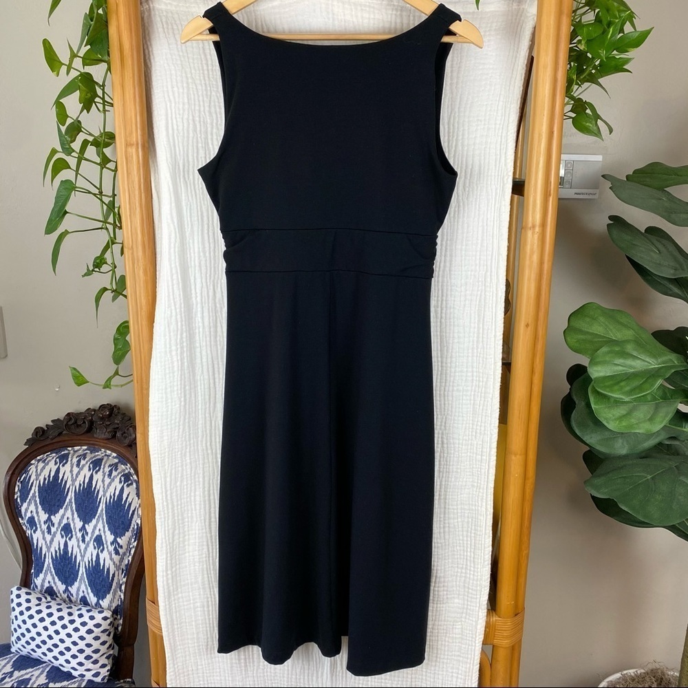 EDDIE BAUER ASTOR CROSSOVER SLEEVELESS‎ KNIT MIDI​​​​​
